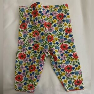 Mini Boden Floral Leggings 0-3 months